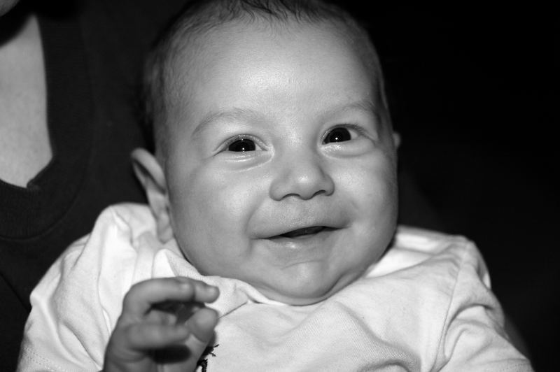 I primi sorrisi in B/N