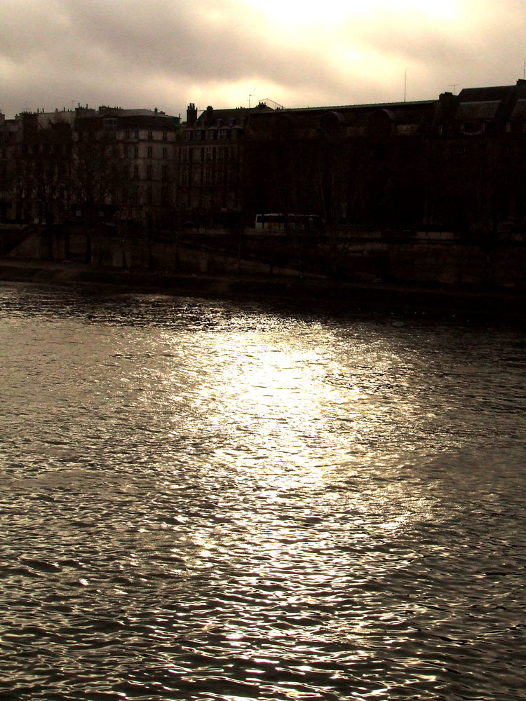 Tramonto sulla Senna