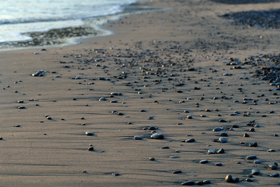 Sassi in riva al mar