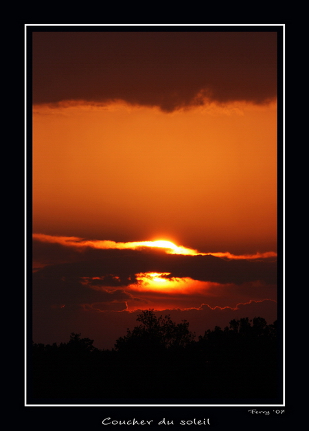 Coucher de soleil