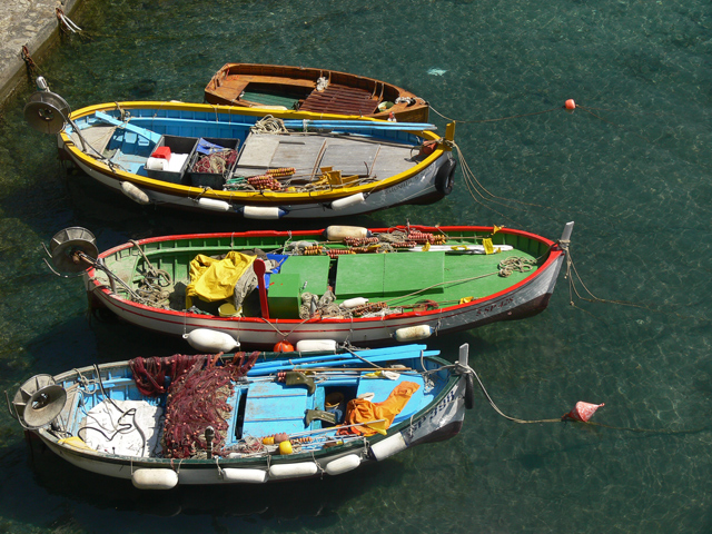 Three Boats and half