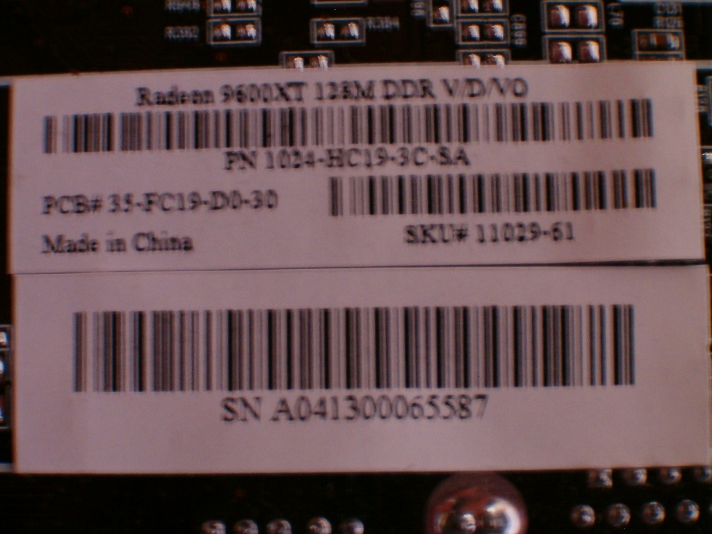 Shappire 9600XT 128Mb