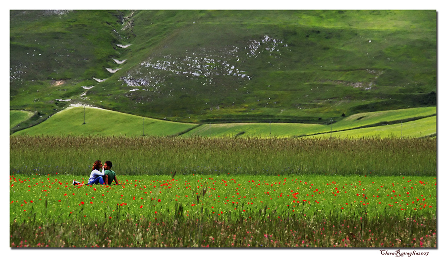 Zitto... non parlare......due anime fra i papaveri (Raduno umbro)