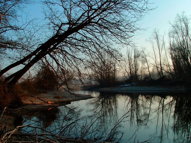 inverno sul fiume