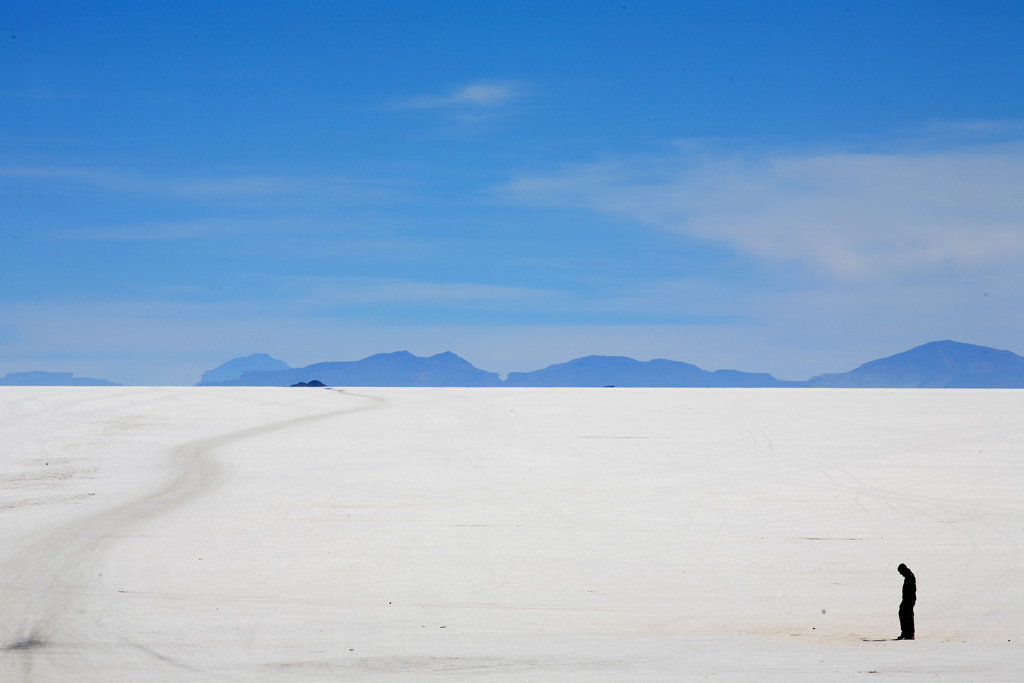 bolivia salar de uyuni, la pista