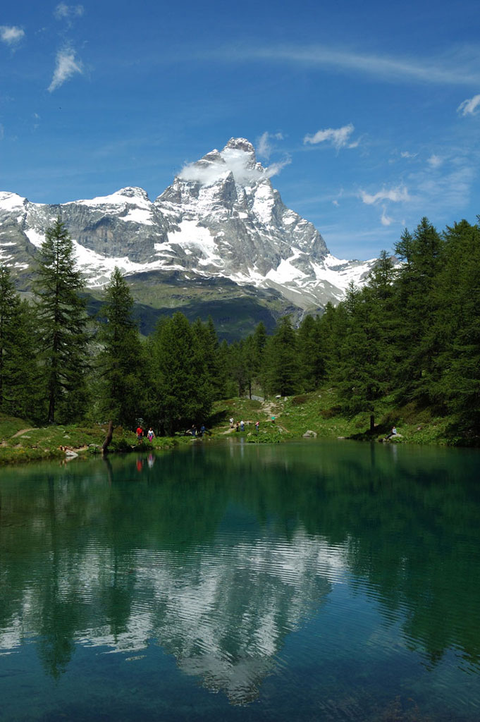 Lago Blu e Cervino