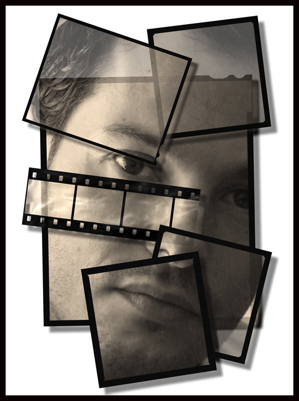 in un vecchio film in bianco e nero