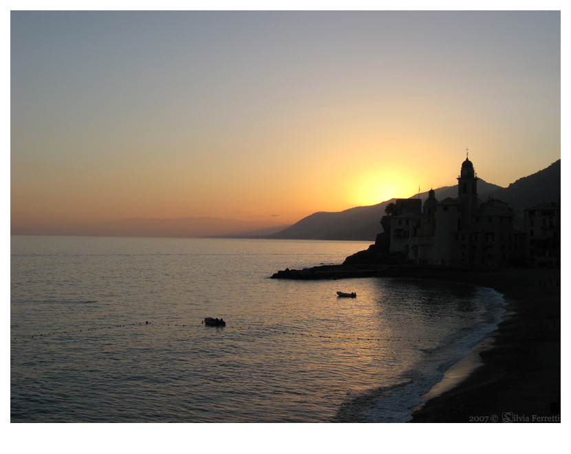 Tramonto a Camogli