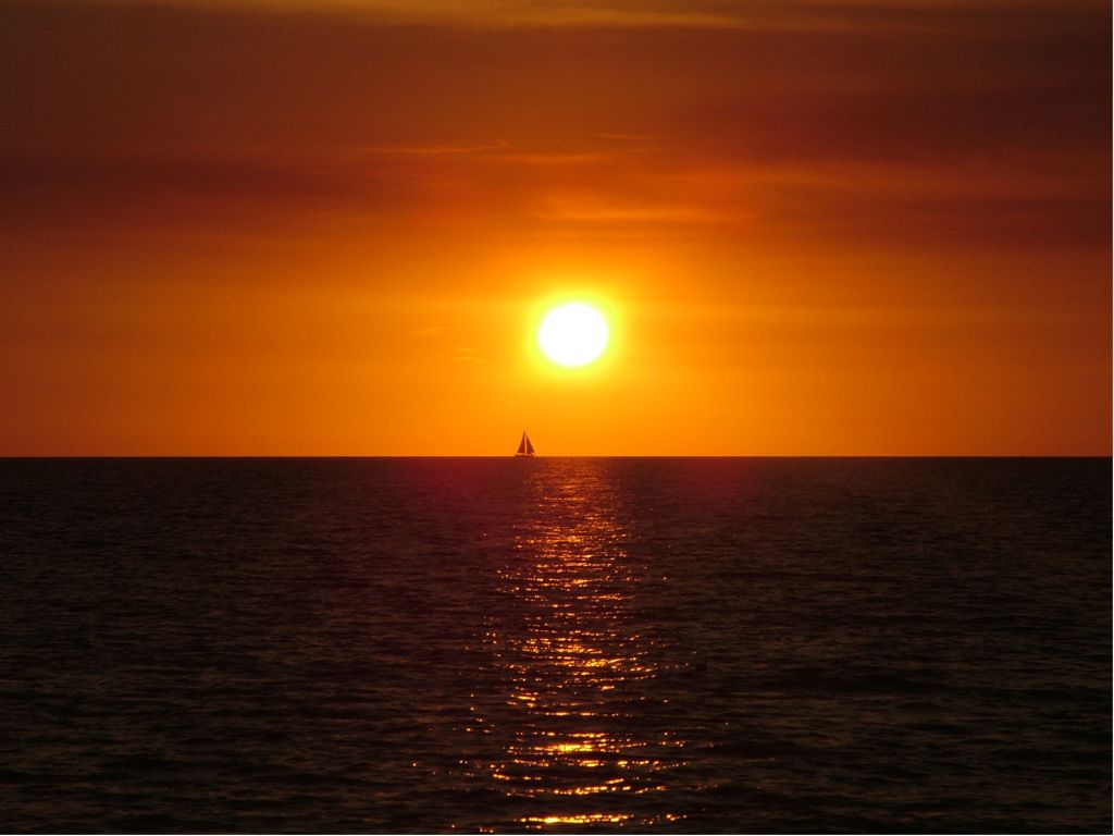 Tramonto a Fort Myers FL