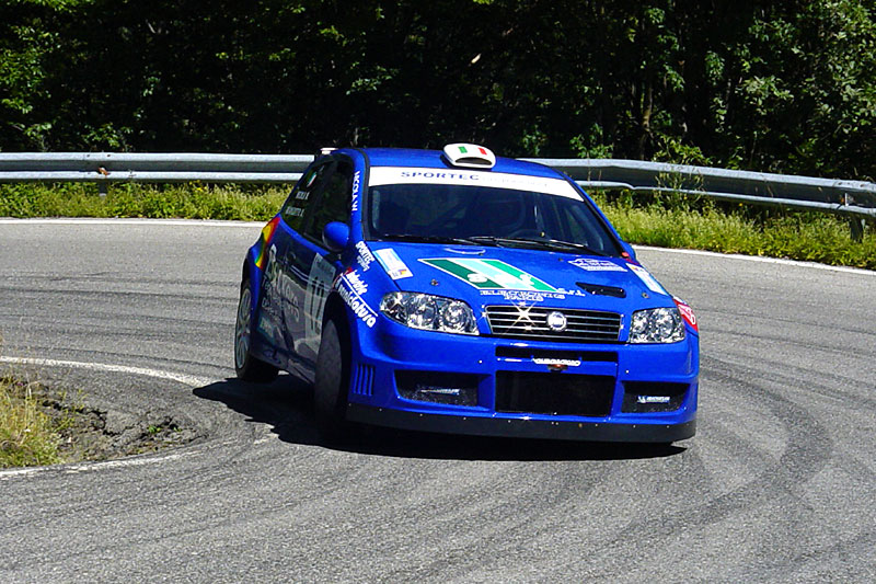 RALLY test attrezzatura