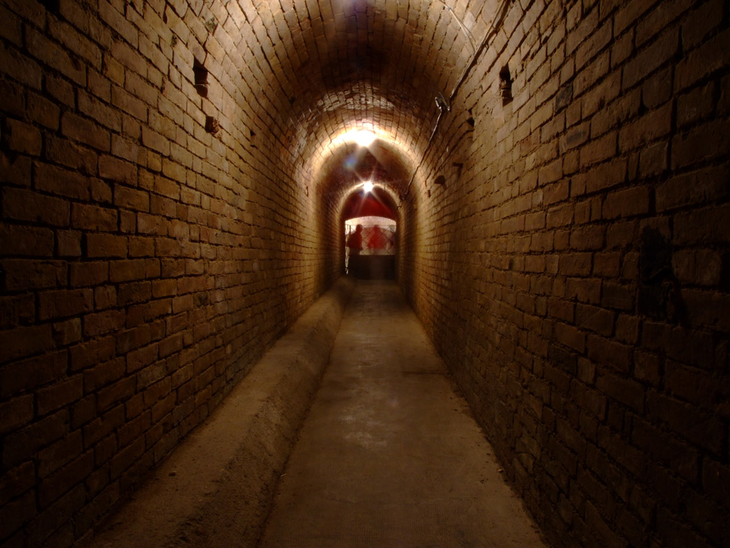 Red Ghost in the Tunnel of Water