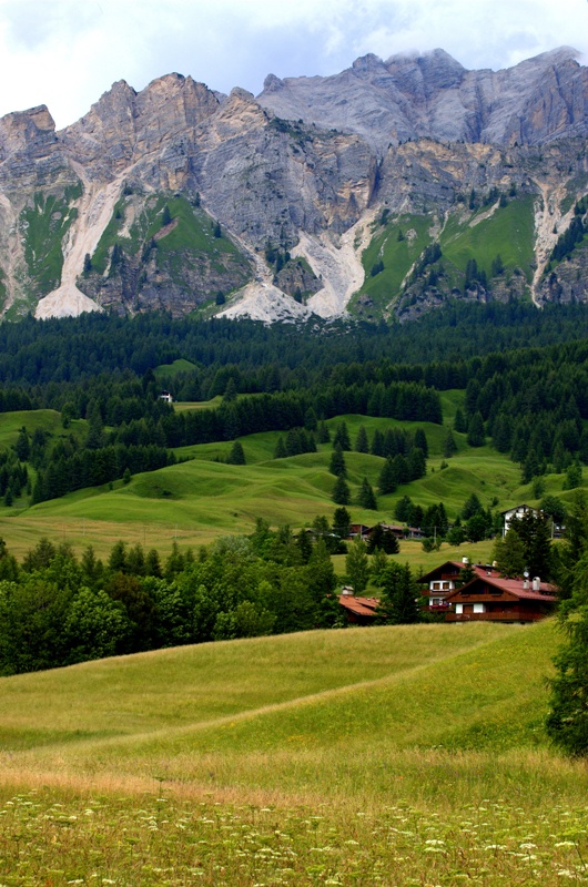 Il Cristallo e la sua corte di prati