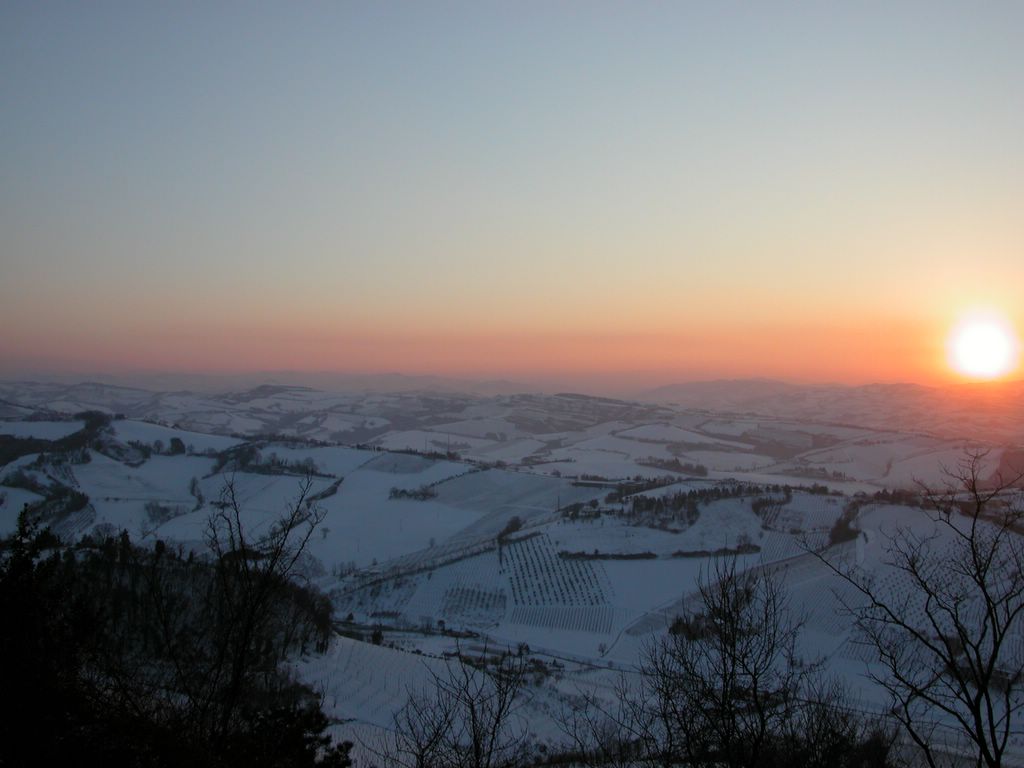 Tramonto a Bertinoro (FC)