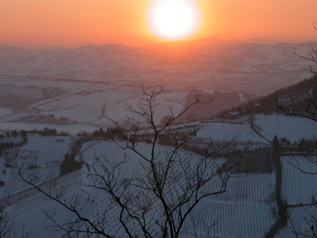 Tramonto a Bertinoro (FC)
