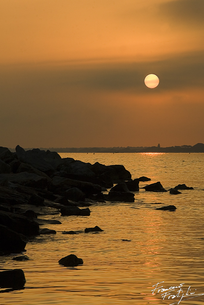 Tramonto sopra Piombino