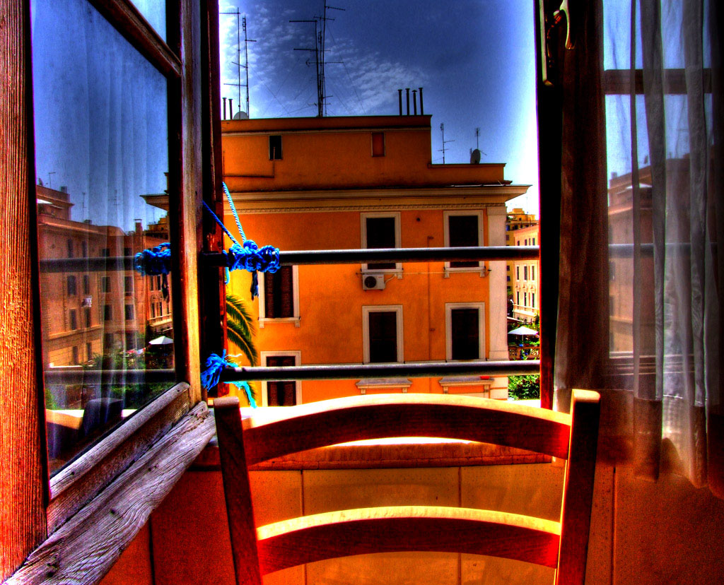 Rome through a Window