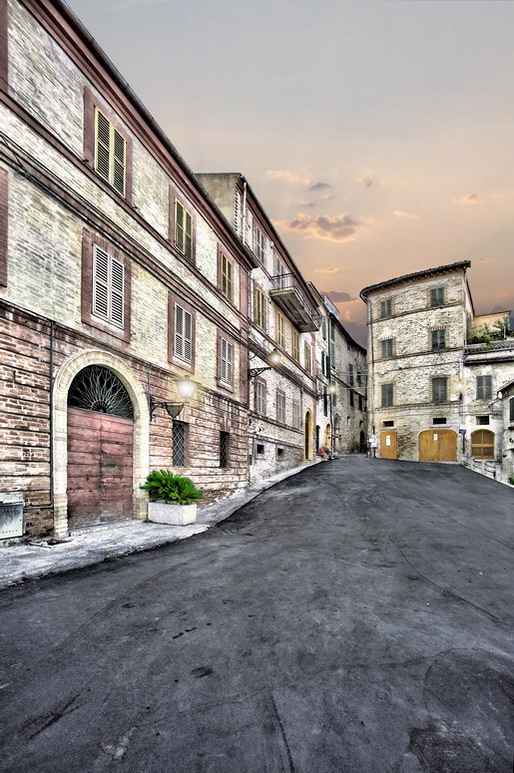 Evening in the suburb