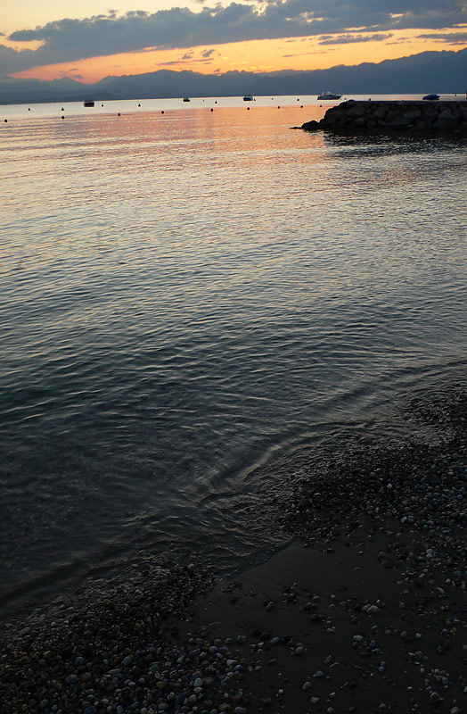 Tramonto sul garda