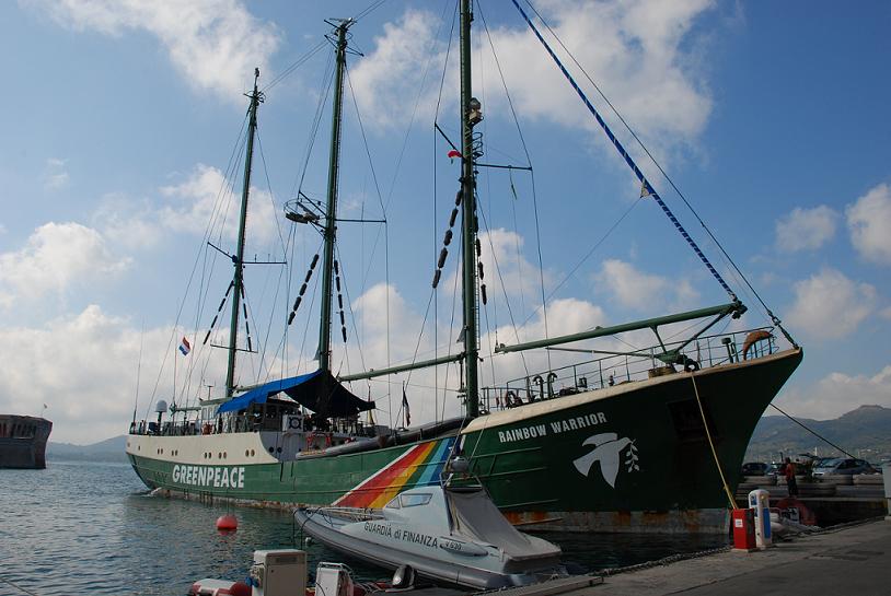 greenpeace all'isola d'elba