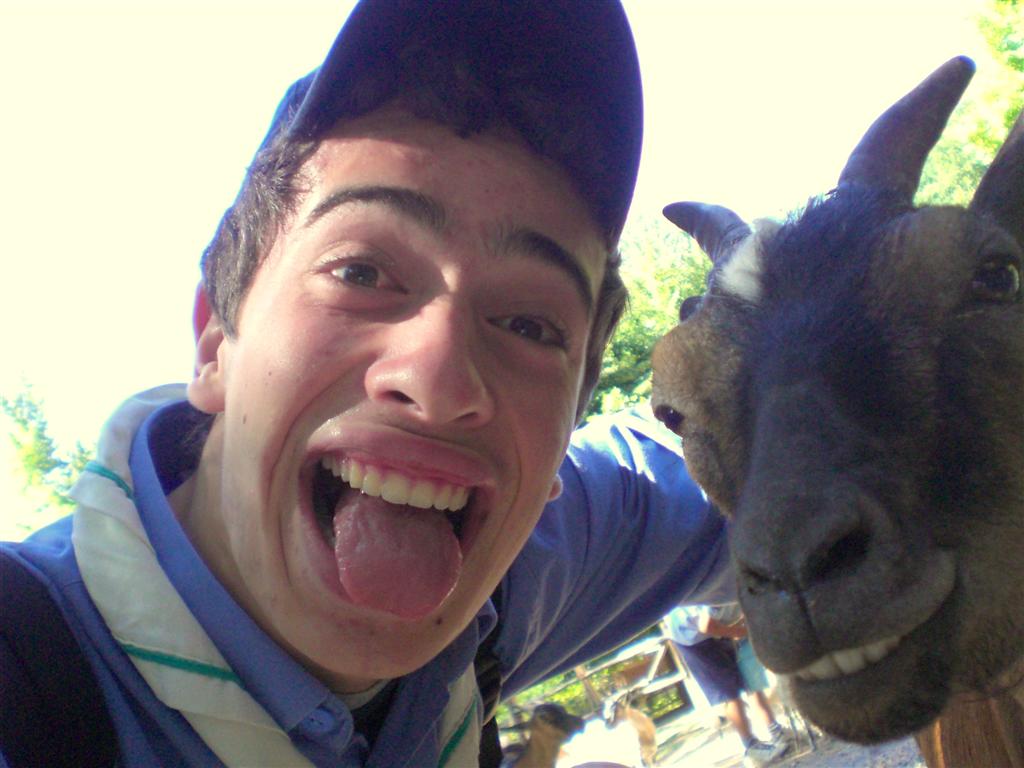 Io e il mio nuovo amico.