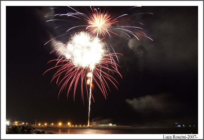 Fuochi d'artificio-Fano,Festa del Mare 2007