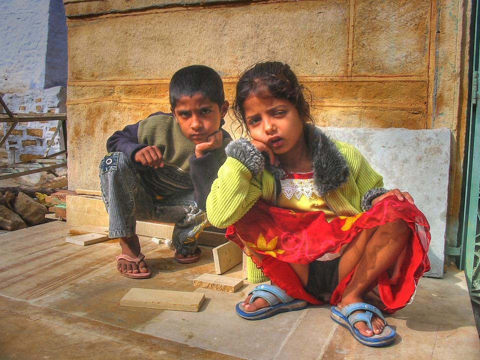 Bambini a Jaisalmer