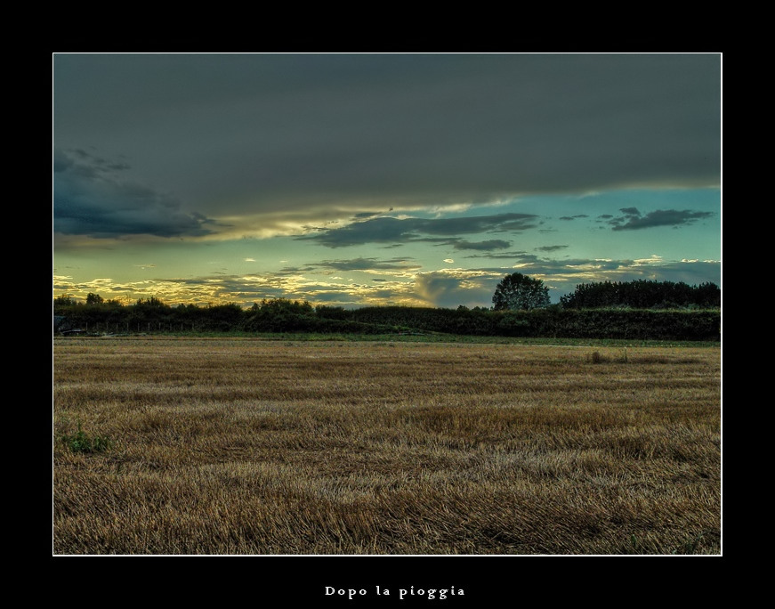 Dopo la pioggia