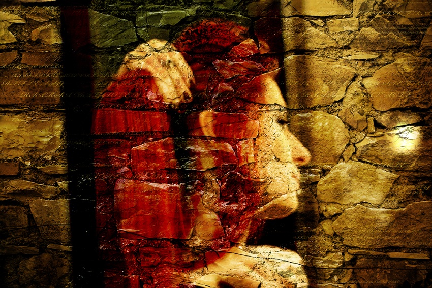 riflesso du pietra riarsa dal sole