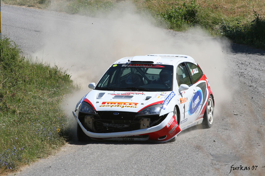 Gigi Galli al Rally Oltrep� 07