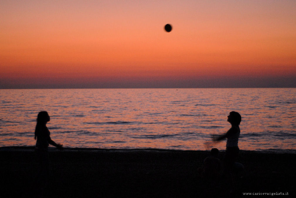 Giochi al tramonto