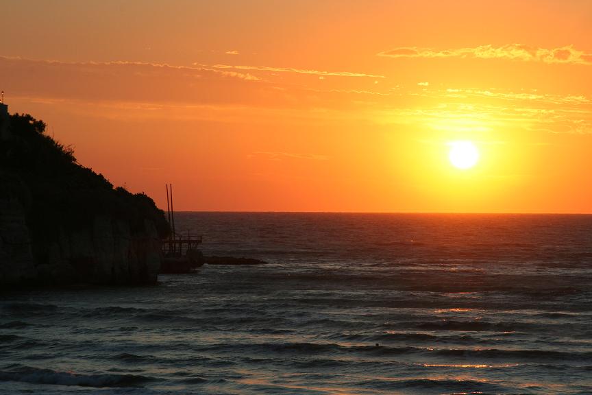 L'alba con l'oro in bocca!