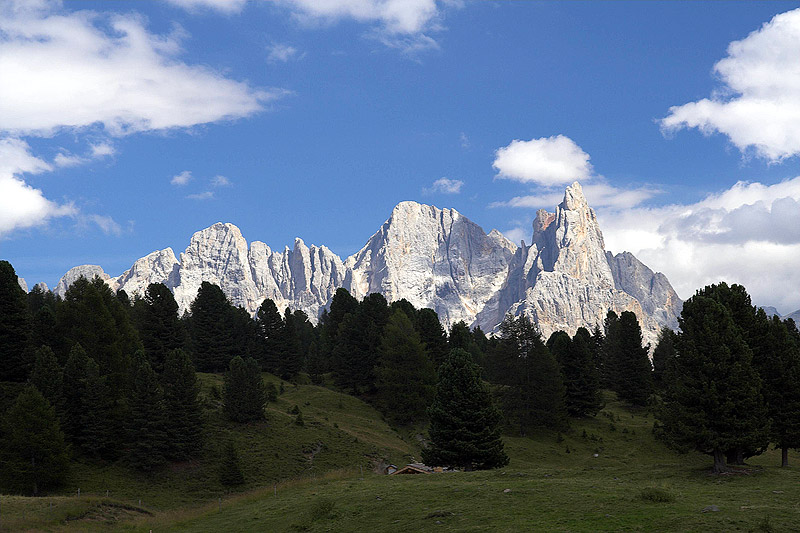 pomeriggio al cospetto delle Pale