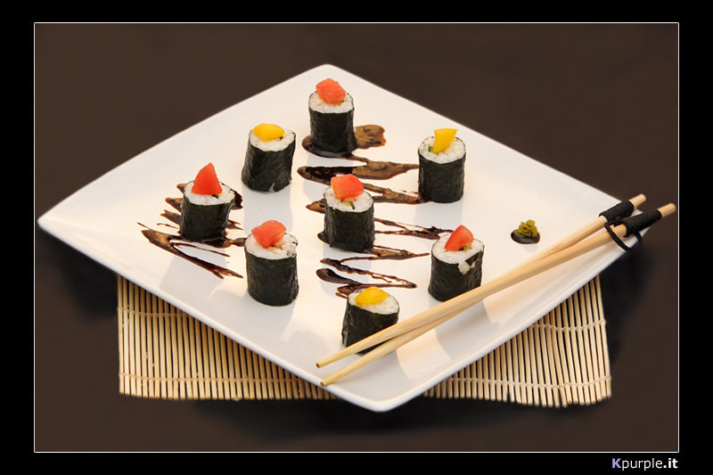 Sushi di tacchino e verdure