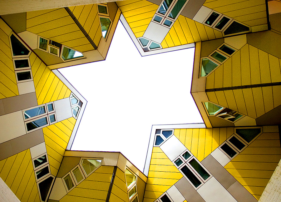 Rotterdam Kubuswoningen ("case cubiche") arch Piet Blom