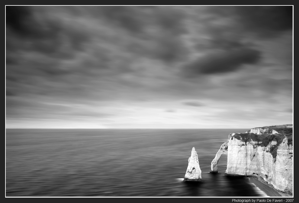 La Falaise d'Aval. Etretat, Normandia, Francia.