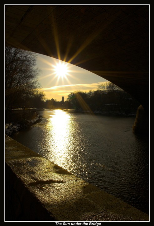 The Sun under the Bridge