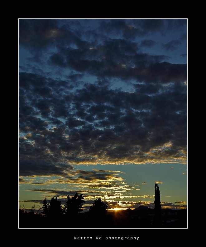 Tramonto a pecorelle