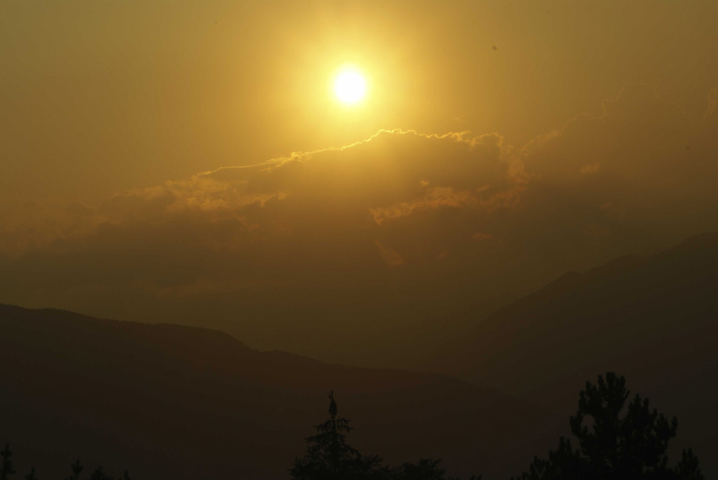 la violenza di un tramonto