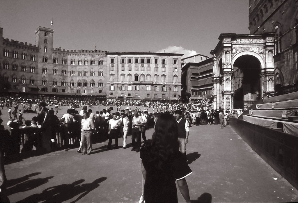 un pomeriggio in piazza del campo