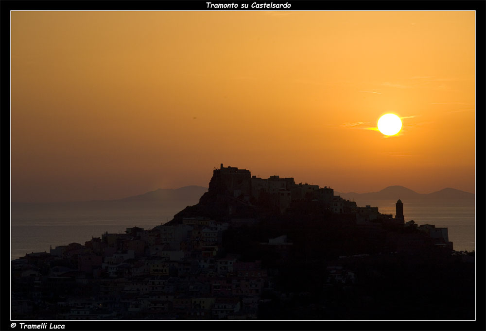 Tramonto su castelsardo 2