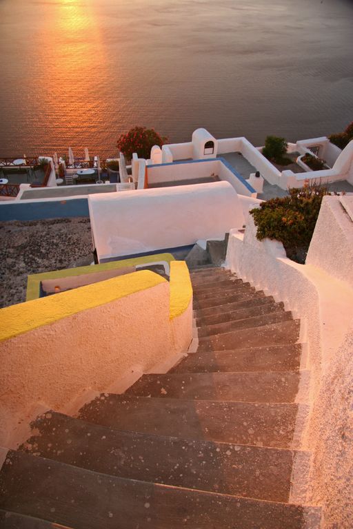 la via del tramonto...