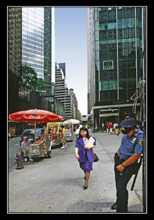 L'occhio vigile del poliziotto