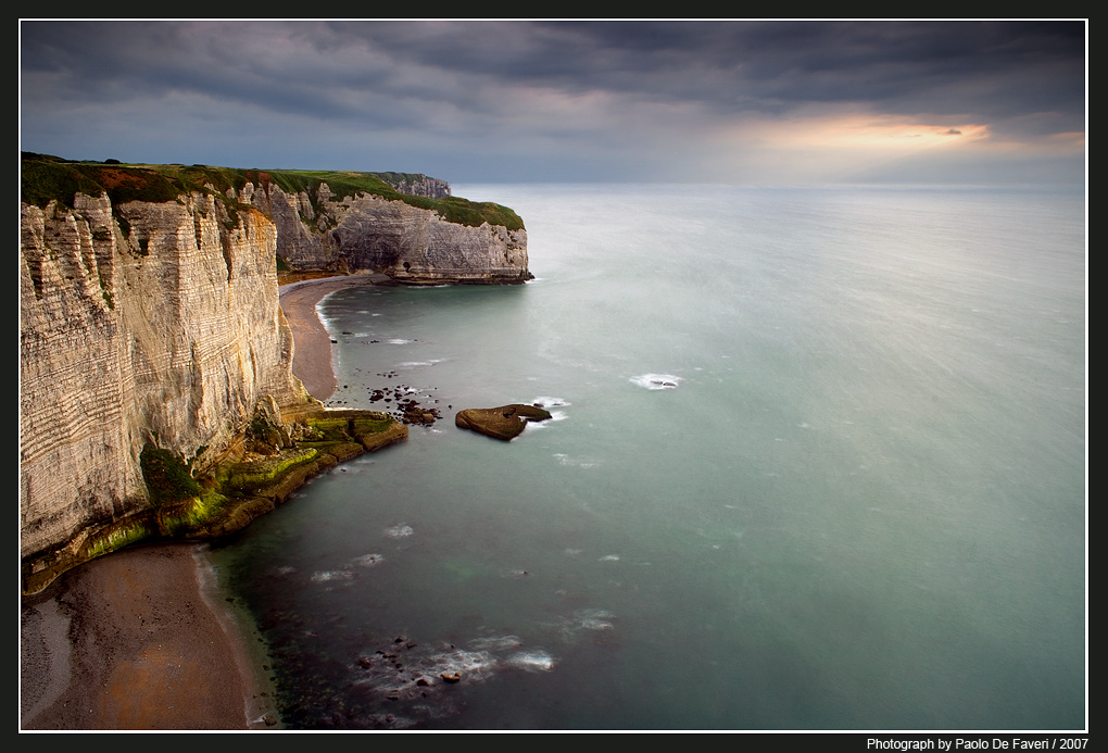 La Courtine. Etretat, Normandia, Francia.