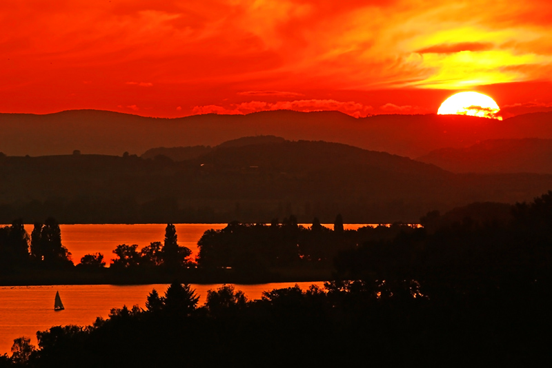 Tramonto Allensbach - Germania