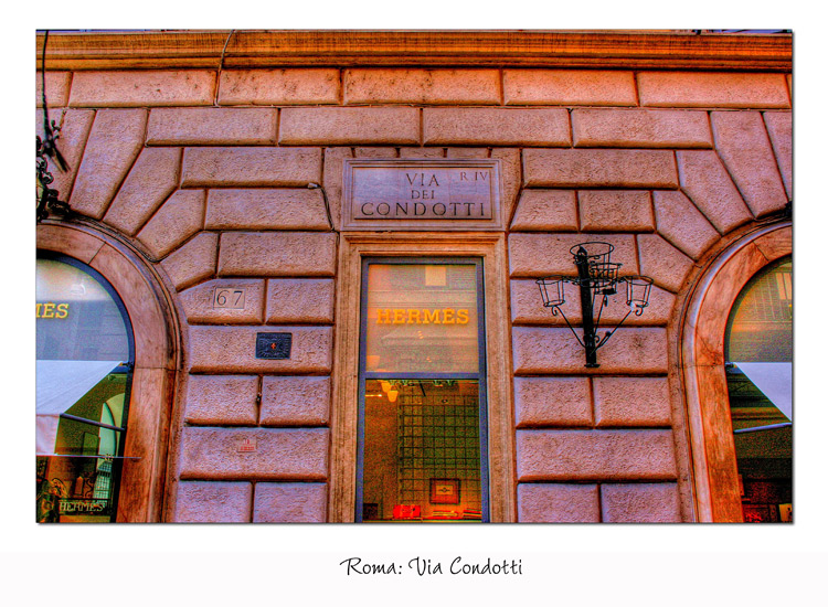 Roma: Via dei Condotti