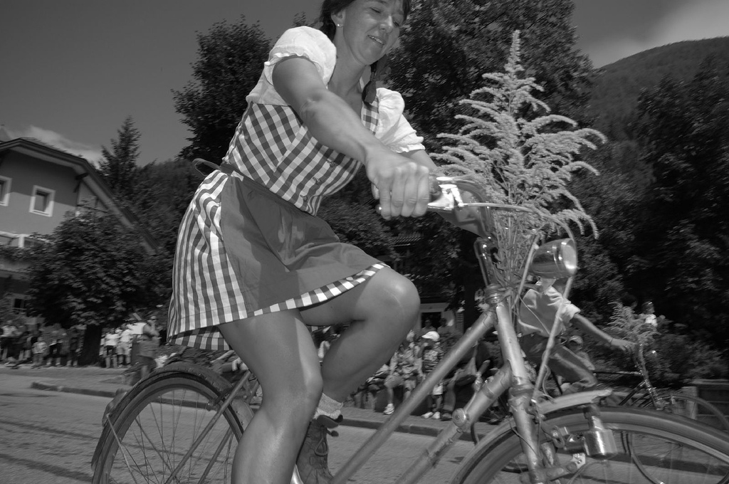 Pedalando in bicicletta...