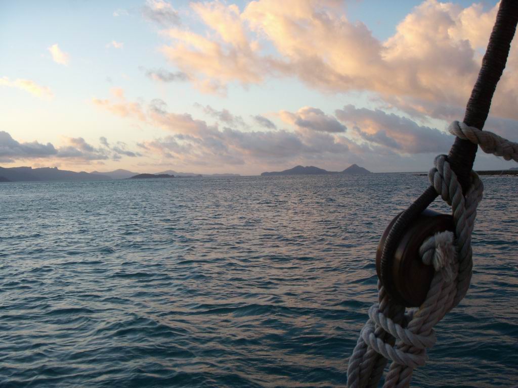 navigando per le Whitsundays...