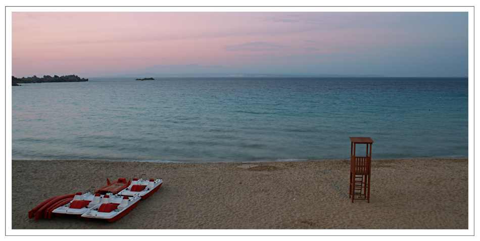 La spiaggia che si addormenta