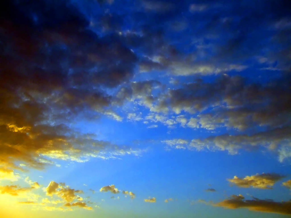 cielo e nuvole astratte