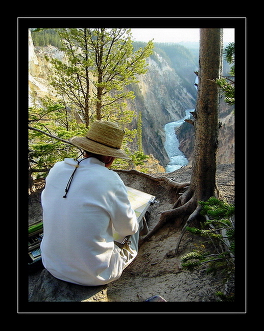 Sedendo e mirando infiniti spazi...